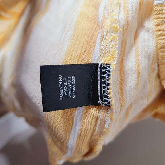 Torrid Yellow Stripe Tank Top Size 0 Large - Picture 8 of 8